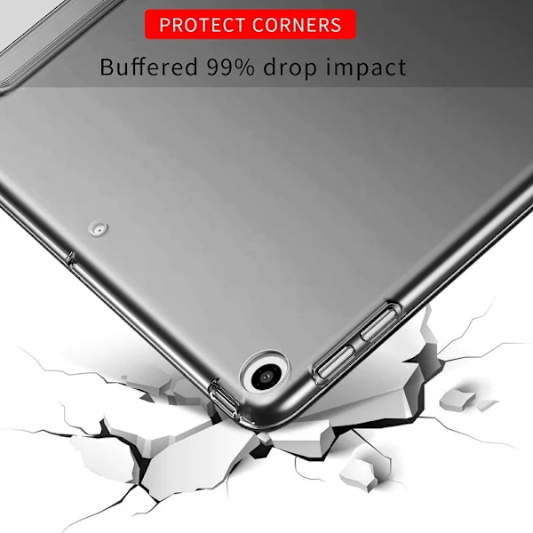Smart Sleep Fodral för Apple iPad Air 2 air1 9.7 5:e 6:e Gen 10.2 9:e 8:e 7:e 10.5 Fodral Lyxigt PU Läder Tri-fold Wake up Funda Black For ipad 5th 6th 9.7