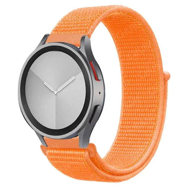 Nylon loop Band för Samsung Galaxy Watch 7-FE 6/5/pro/4/Classic/active 2 20mm/22mm sportarmband huawei gt 5-4-2-2e-3 pro rem 37 Papaya 22mm watch band