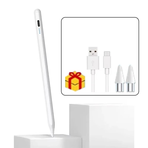 Stylus Pennor För Samsung Galaxy Tab A9 A9+ S9FE S9+S8+S7+S7FE S6lite A7 A8 A7lite Uppladdningsbar Tilt Känslighet Penna för Android M503 white