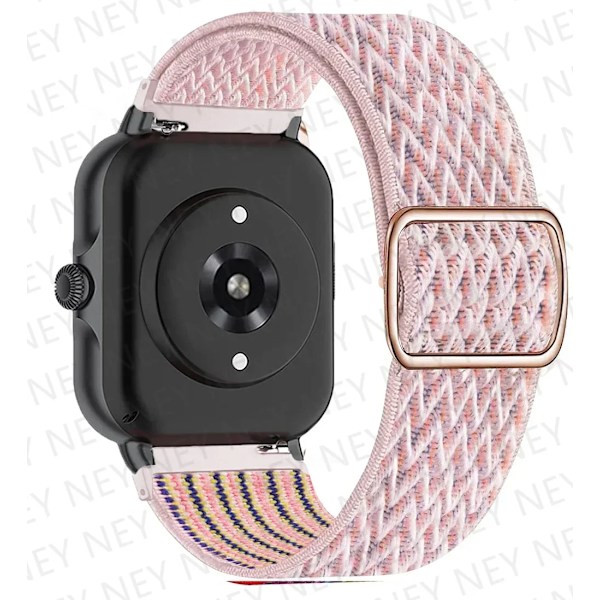 20mm/22mm Glänsande elastiskt armband för Amazfit gts 4-3-2-2e-mini/GTR 4/3 Pro band Amazfit Bip 5/Bip3 pro/Balance/GTS/GTR 4-3-2 armband Wavy pink 29 20mm watch band