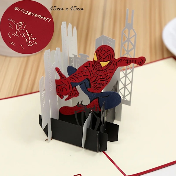 Pop UP 3D Födelsedagskort Världsattraktioner Kort Affärsinbjudan Pojke Gåva Hälsning Turistvykort för Pojkvän Pappa Present Eiffel Tower
