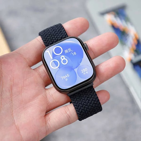 Flätat armband för HUAWEI Watch Fit 4 Pro-rem Magnetisk nylon Solo Loop Armband för Smartwatch Huawei Watch Fit 4/3-remmar pride edition For Huawei fit 3
