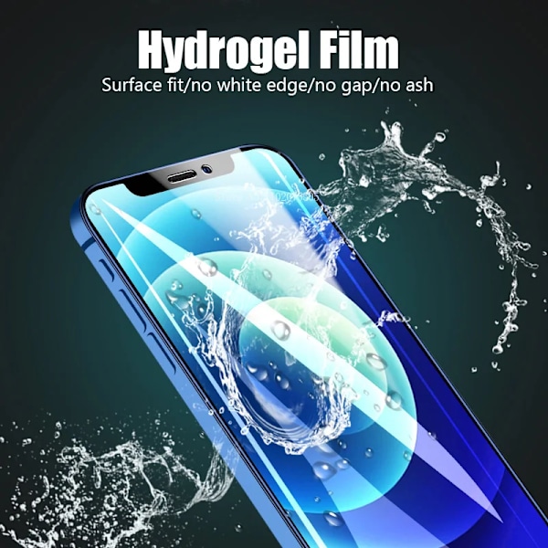 4 st Mjuka Hydrogel Filmer 13 12 Pro Max Silikon TPU Skärmskydd För IPhone 14 11 XS XR X 7 8 15 Plus Stödjer upplåsning For iPhone XR 4pcs