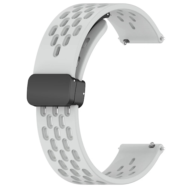 20mm 22mm Armband för Garmin Venu/SQ/SQ2/2 Plus/3/2 Silikon Ersättningsarmband Forerunner 245 645 255 265 165 168 Klockarmband cixiDD-lightgrey 20mm