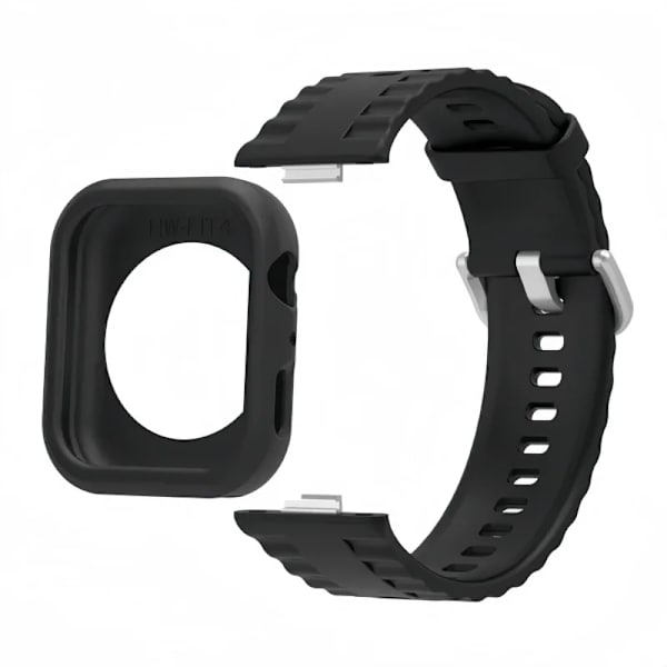 Silikonarmband för Huawei Watch Fit 4 Pro, fallskydd, mjukt fodral för Huawei Watch Fit 4/4Pro, andningsbart armband för fit 4 Red For Huawei Fit 4