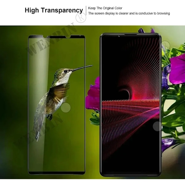 3 st Härdat Glas För Snoy Xperia 1 VII 10 5 VI V IV III II Xperia Pro-I Full Cover Skärmskydd Sony Xperia 1 VII Clear Sony Xperia 1 VI