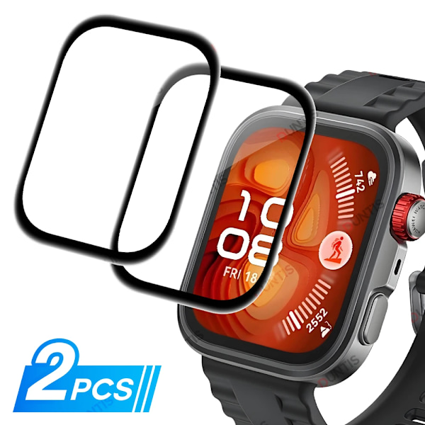 Skärmskydd för Huawei Watch Fit 4 / 4 Pro 3D Böjt Skärmskydd Ultra-HD Full Täckning Skyddsfilm Tillbehör 2PCS for Huawei Fit 4