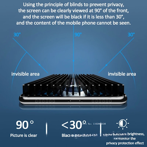 2st Anti-Spion Härdat Glas Skärmskydd för Huawei Nova 12 Lite 11 SE 11i 8i 7i 5T Y9 Prime 2019 Y8P Y7P Y6P Y8S Huawei Nova 7i Privacy Glass