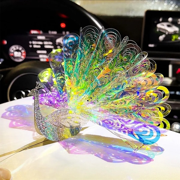 3D Pop Up Grattis på födelsedagen Bröllop Hälsning Inbjudningskort Pojke Flicka Barn Present Tackkort Miniatyrer Bästa Önskningar Vykort gorgeous peacock