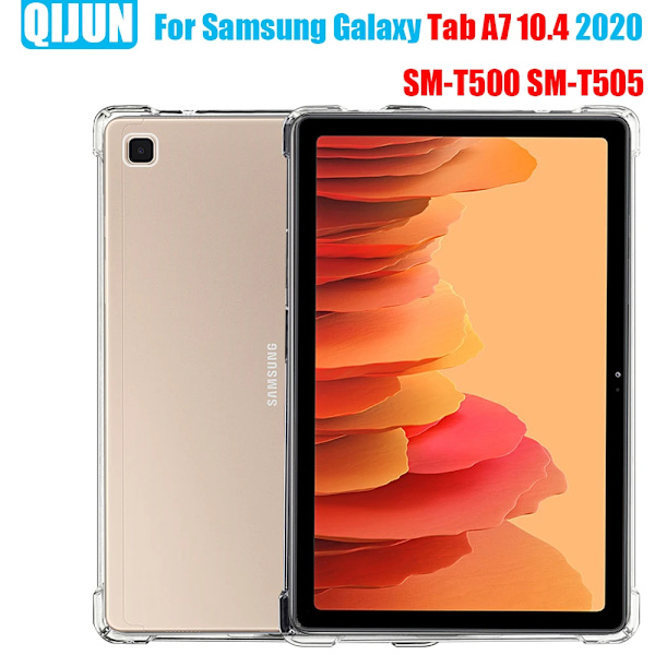 Surfplatta Fodral För Samsung Galaxy Tab A A7 A8 S6 Lite 8.0\" 9.7\" 10.1\" 10.4\" 10.5\" 2020 2022 2019 TPU Airbag Skydd mjukt Skal Tab A7 10.4 2020