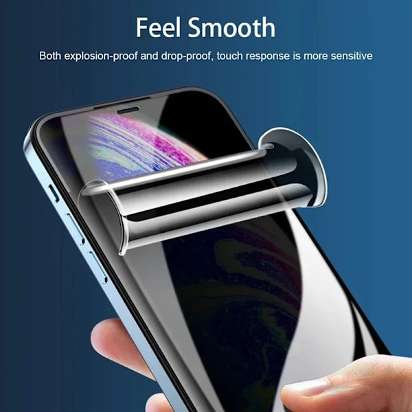 2 st Anti-Spion Hydrogel Film för IPhone 13 12 11 14 15 Pro Max Mini 7 16 Plus Sekretess Skärmskydd för IPhone XS MAX X XR SE For iPhone XR 2 pieces