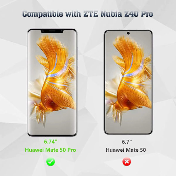 2/4 st HD Böjd Fyrsidig Lim Skärmskydd För Huawei Mate 50 Pro Härdat Glas For Mate 50 Pro Tempered Glass