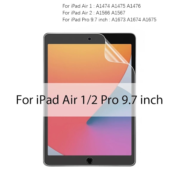 Pappersliknande Matt Skärmskydd För Ipad Pro 13 12.9 6:e 11 M2 M4 2024 10:e Generationen Air 4 5 9:e 8:e 7:e 10.2 Mini 6 7 Air 1 2 Pro 9.7
