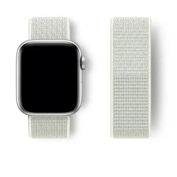 Nylon Loop Armband för Apple Watch band 44mm 40mm 45mm 41mm 46 42mm 49mm 44 45 mm armband iWatch serie 10 9 SE 7 6 5 4 Ultra 2 Spruce Aura 63 40mm 41mm S10-42mm