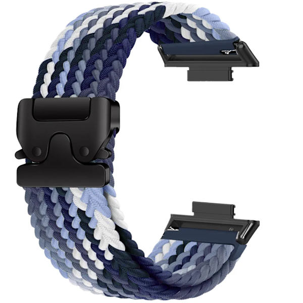 Elastiskt flätat soloband i nylon för Huawei Watch Fit 4 pro/4/3 Armband Herr Dam Armbandsur för Huawei Fit 2 Fit 1 Band BlueberriesB For Huawei Fit 4