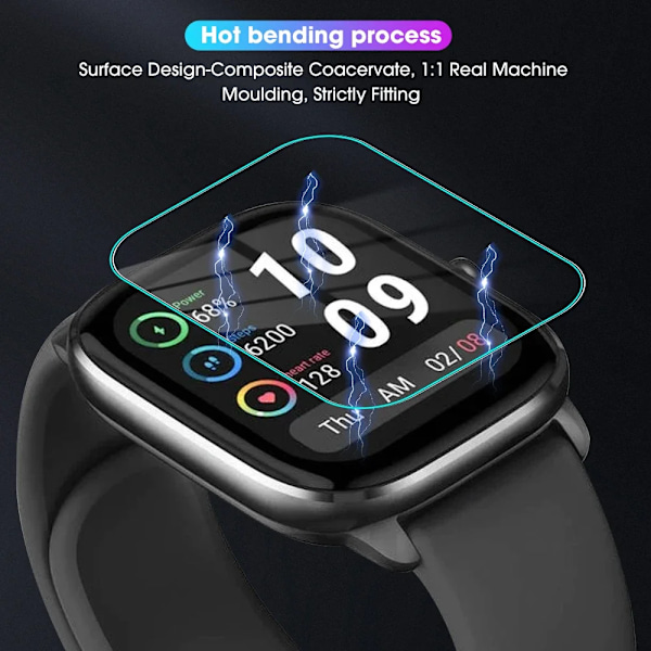 För Xiaomi Mi Band 8 Pro Smartwatch Repskydd Härdat Glas Filmer För Miband 8Pro Klar Skärmskydd Tillbehör For Mi Band 8 Pro 5PCS