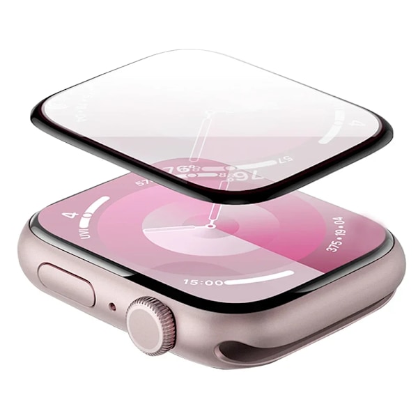 Skärmskydd för Apple Watch Series 9-8-7-6 5 4 Se ultra-2 49mm 41mm 45mm 40mm 44mm 3D (Ej härdat glas) Film Tillbehör 38 mm Series 3 2 1 2 PCS