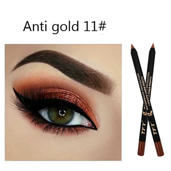 14 Färger Flytande Eyeliner Penna Vattentät Färgglad Eyeliner Penna Highlight Neon Färgglada Kattögon Sminkverktyg Eyeliner Gel 10