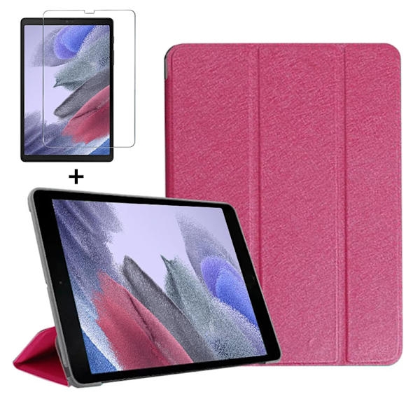 Smart Fodral För Samsung Galaxy Tab A7 Lite 2021 SM T220 T225 Skyddsskal Tab A7 lite 8.7\" SM-T220 SM-T225 Surfplatta Fodral Rose Red glass A7 Lite T220 T225