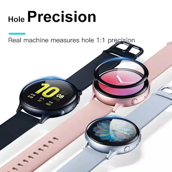 1/2/3ST 20D Böjd Kant Skärmskydd Glas För Samsung Galaxy Watch Active 2 4 40mm 44mm Skyddande Härdat Glas Film 3PCS Active2 40MM