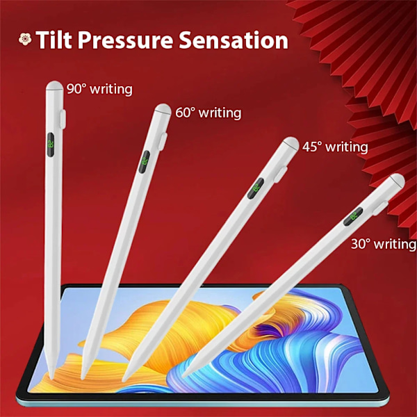 Universal Stylus Touch Penna För Apple Pencil Android iOS Windows Skärm Kapacitiv Penna För Samsung iPad Xiaomi Tablet tillbehör 2 in 1 Stylus Pen