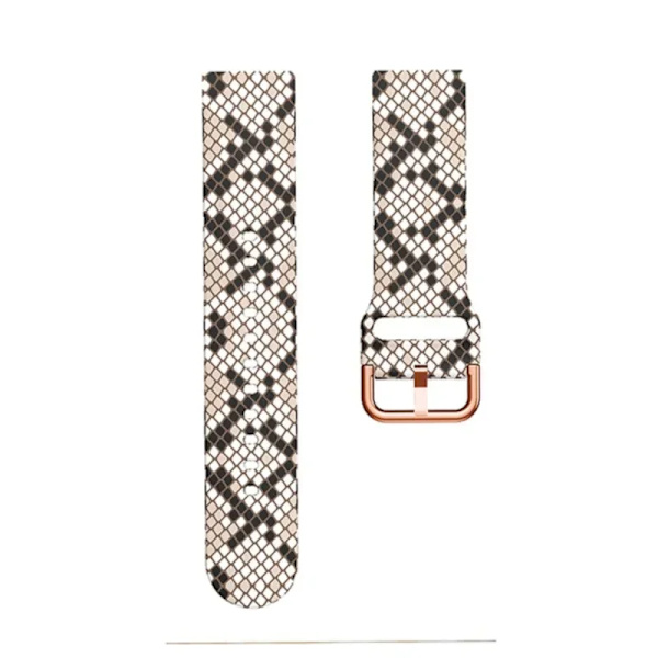 18mm Tryckt Silikonarmband för Huawei Watch Gt4 41mm 18mm Armband För Garmin Vivoactive 4S/Venu 2s Huawei Watch Gt5 41mm armband 13 snakeskin pattern Huawei gt 5-4 41mm
