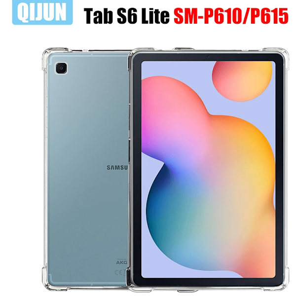Surfplatta Fodral För Samsung Galaxy Tab A A7 A8 S6 Lite 8.0\" 9.7\" 10.1\" 10.4\" 10.5\" 2020 2022 2019 TPU Airbag Skydd mjukt Skal Tab S6 Lite