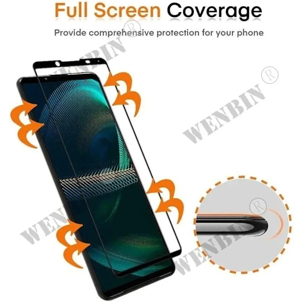 3 st Härdat Glas För Snoy Xperia 1 VII VI 10 5 VI V IV III II Xperia Pro-I Fulltäckande Skärmskydd Clear Sony Xperia 1 VII