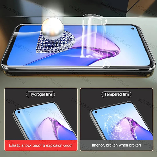 5 st Fulltäckande Hydrogel Film För OPPO A94 A12 A54 A31 A32 A33 A5 A9 2020 A53 Skärmskydd För OPPO A74 A91 A92 A76 Gel Film for oppo A5(A9) 2020 Hydrogel Film