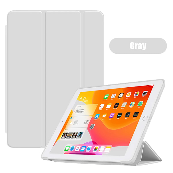 Skal för iPad Air 11 13 M2 2024 Pro 11 13 För Pro 11 12.9 10:e Gen Air 10.9 iPad 5/6:e 9.7 10.5 7/8/9:e 10.2 Mini 6 Fodral Gray iPad 7th 8th 9th10.2