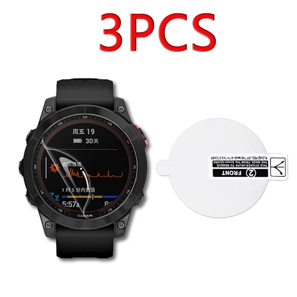 Skyddsfilm för Garmin Forerunner 965 955 265 255 245 Skärmskydd för Garmin Forerunner 945 935 745 235 165 55 45 Film 3PCS Garmin foreruuner955