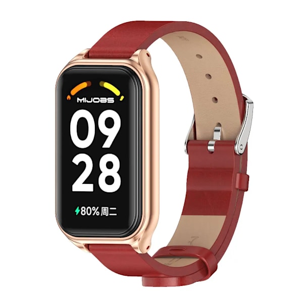 Armband för Xiaomi Smart Band 8 9 Active Armband Mi Band 8 Active Armband Klockarmband Correa Armband Ersättningstillbehör Red Rose Gold 3 for Xiaomi 8 Active