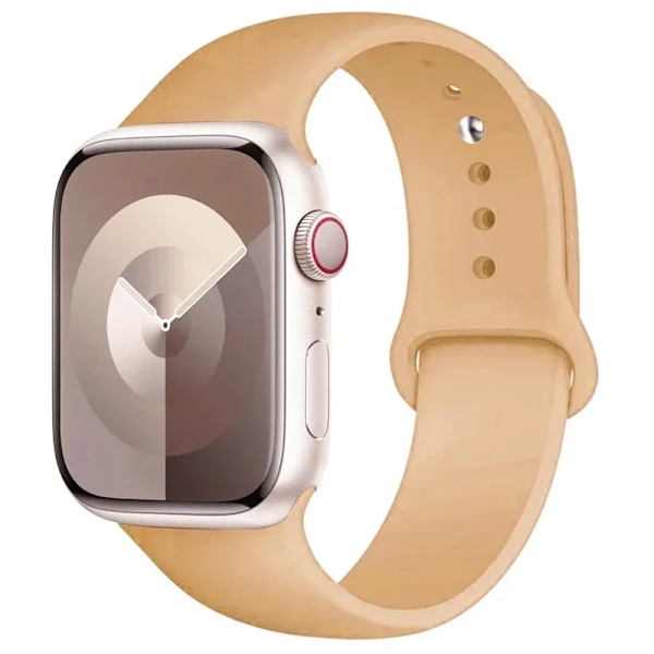 Silikonarmband för Apple Watch armband 44mm 45mm 40mm 41mm 42-38mm 45 mm sportarmband iwatch serie 8 7 6 5 4 3 SE 9 Ultra 2 49mm 7 walnut 42 44 45 49-46mm M-L