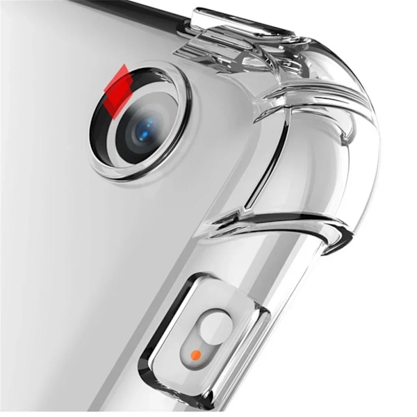 Stöttåligt silikonskal för Apple iPad 9.7 10.2 10.9 2:a 3:e 4:e 5:e 6:e 7:e 8:e 9:e 10:e generationen Flexibelt transparent skydd Shockproof Case 10.5 iPad Air 3 Pro