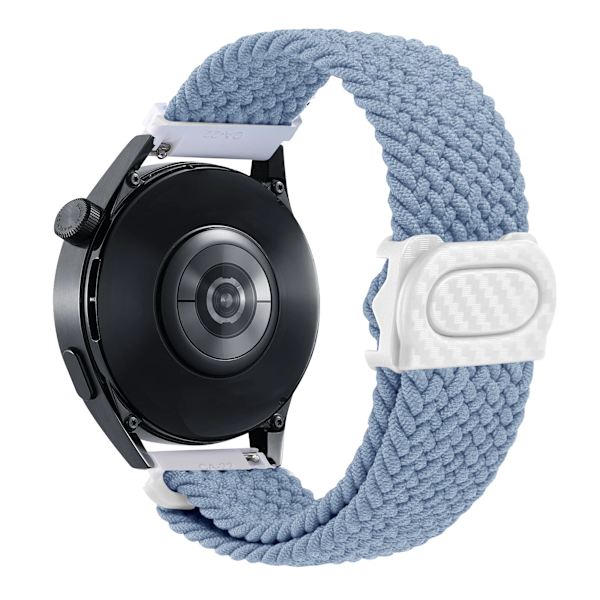 20mm 22mm klockarmband för Samsung Galaxy Watch 7/6/4/5/Pro/6 Classic/S3/active 2 Band Flätat Armband Huawei GT 23 GT4 GT5 46mm Light Blue Huawei GT5-4 46mm
