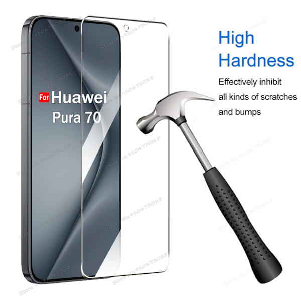 5 st Härdat Glas För Huawei Pura 70 Skärmskydd För Huawei P30 P40 Lite P50 Nova 5T 8i Mate 20 50 60 HD Skyddsglas for P40 Lite E 5pcs HD Glass