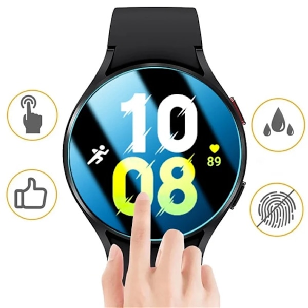 2 st 9H Premium Härdat Glas För Samsung Galaxy Watch 6 Watch6 Classic 47mm 43mm 44mm 40mm 5 Smartwatch Skärmskyddsfilm Galaxy Watch 5 44mm