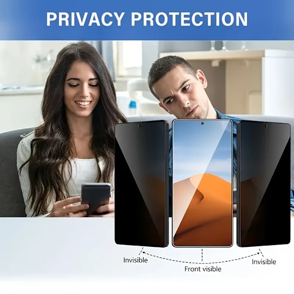 2 st Anti-Peeping Dammtålig Härdad Film Lämplig för S24 S25 Ultra Skärmskydd För Samsung S23 S22 S21 Plus Glas Samsung S22 Plus Anti Peeping