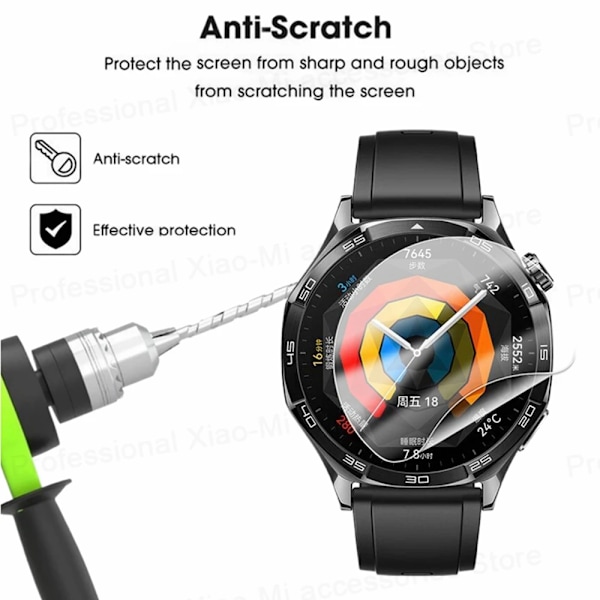 Mjuk Hydrogel Film För Huawei Watch GT 5 46mm 41MM GT5 Pro 42mm HD Anti-Repor Fullskärmsskydd För Huawei Watch GT5 Skal 5Pcs For GT5 41MM