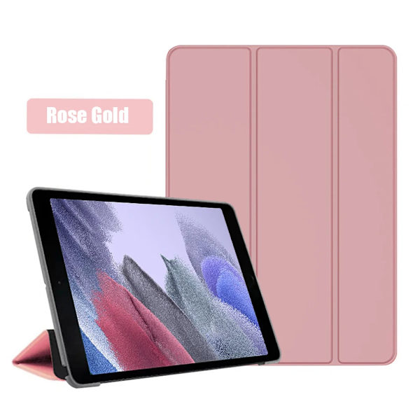 Smart Fodral För Samsung Galaxy Tab A7 Lite 2021 SM T220 T225 Skyddsskal Tab A7 lite 8.7\" SM-T220 SM-T225 Surfplatta Fodral Rose Gold A7 Lite T220 T225