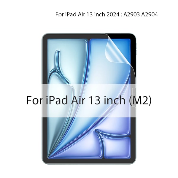 Skärmskydd som papper för iPad Air 13 11 5 4 M3 A16 2025 10:e generationen för iPad Pro 12.9 7:e 8:e 9:e Mini 6 7 Film Air 13 M2 2024