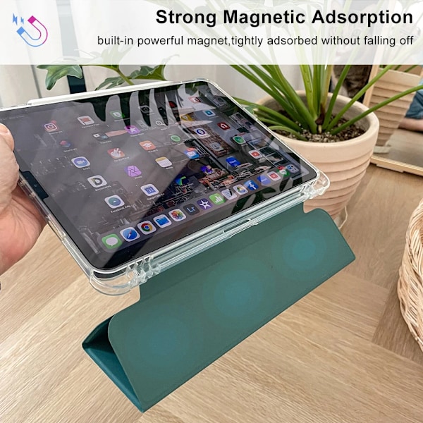 Skal för iPad 11:e generationen A16 Funda iPad Pro 11 13 M4 2025 M2 M3 iPad Air 13 11 Air 5 4 iPad 10:e 9:e 8:e 7:e Mini A17 Pro 12.9 Fodral Gray Pro 11 2nd 3rd 4th