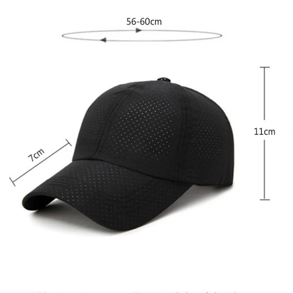 2023 Ny Sommar Herr Dam Snapback Snabbtorkande Mesh Basebollkeps Solhatt Ben Andningsbara Hattar Justerbar utomhushatt Rose Adjustable