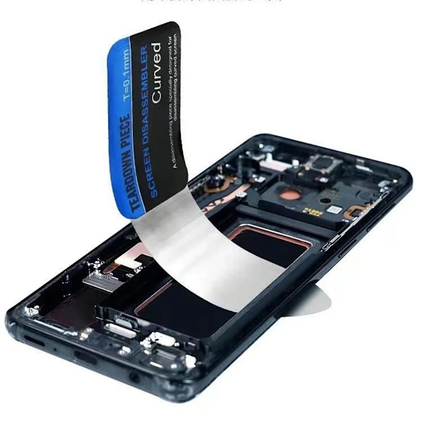 1-10 st Mobiltelefon Böjd LCD-skärm Spudger Öppningsverktyg Ultra Tunna Flexibla Mobiltelefon Demonteringsverktyg Stål Metall 2 PCS