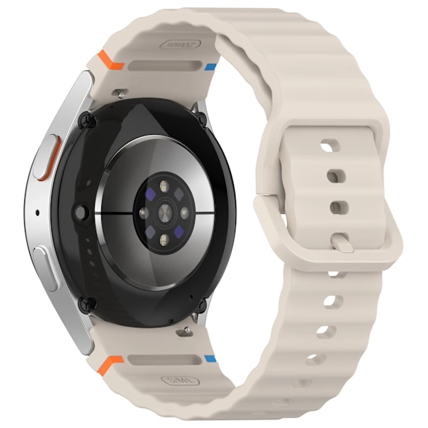 Originalband för Samsung Galaxy Watch 7/FE/5 Pro/6/4 classic 44mm 40mm Silikon sportarmband correa Galaxy Watch 7 Armband Black 4 Classic 42mm 46mm