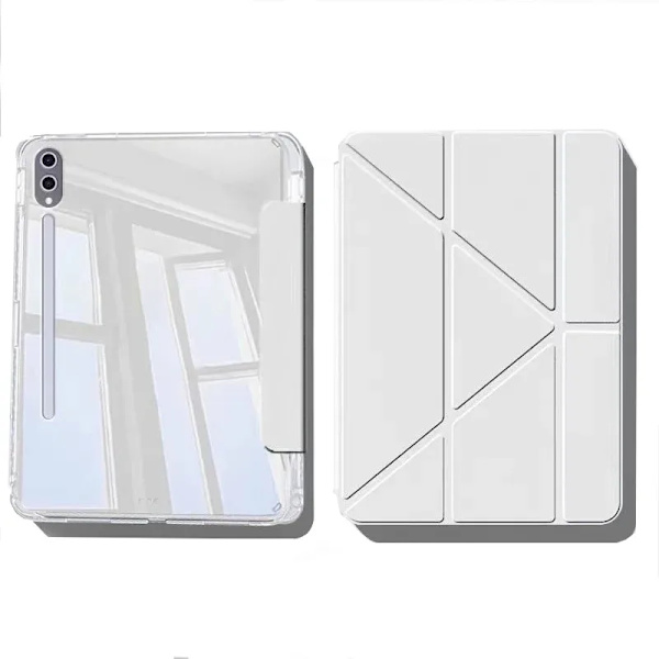 För Samsung Galaxy Tab S9 S10 FE S7 S8 Plus S9 FE S7 FE S9+ S8+ A9 Plus Lite 8.7 S6 Lite S10 FE Plus 13.1 Ställ Smart Fodral LightGreen Tab S9 FE(10.9 inch)