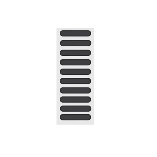 Universellt Dammtätt Nät för Telefonhögtalare Hörlurar Anti-Damm Mesh Klistermärke För Apple iPhone Samsung Xiaomi Redmi Huawei Telefonnät 10pcs Long