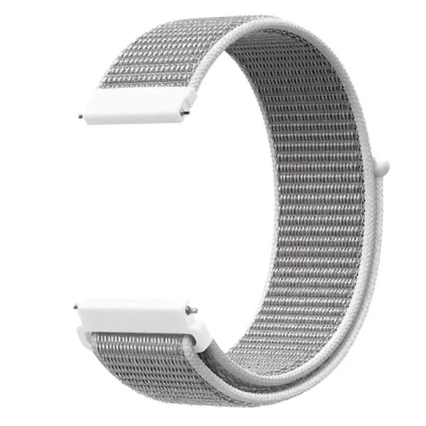 20 22mm Nylon Klockarmband För Garmin Vivoactive 3 4 5/Venu 2 Plus/Venu 3/Forerunner 55 158 265 965 745 645 255 Music Loop Armband Seashell 22mm Width Band