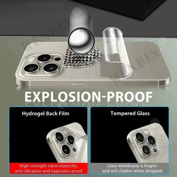 5 st Hydrogelfilm för OnePlus 13 12 R Skärmskydd för OnePlus 12 Baksida Film For OnePlus 12R 5 Pcs Back Film