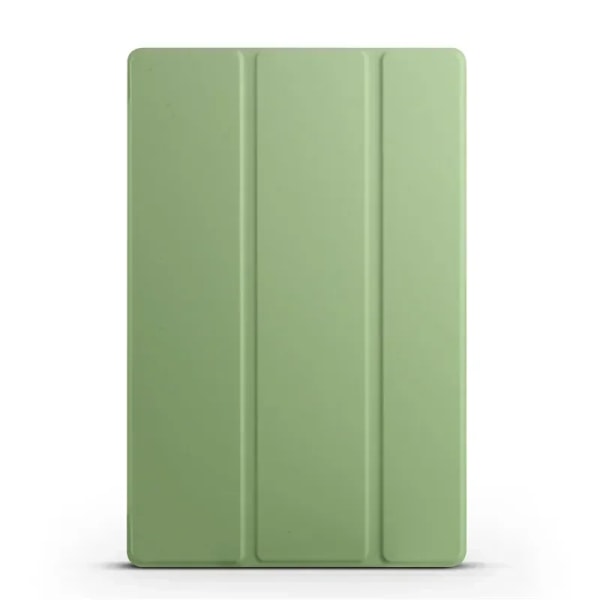 För Samsung Tab A9 Plus Fodral 11 tum Trefaldigt Läder Mjukt Bakre Ställ Tablet Funda För Galaxy Tab A9 Plus Fodral Coque SM-X210 X216 mint Tab A9 Plus(11 inch)